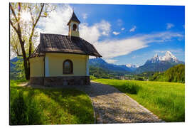 Tableau en aluminium Lockstein chapel at Watzmann