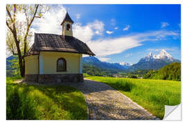 Sticker mural Lockstein chapel at Watzmann