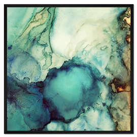 Gerahmter Kunstdruck Abstraktes Muster