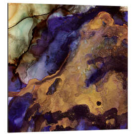 Magnettafel Lila und Gold