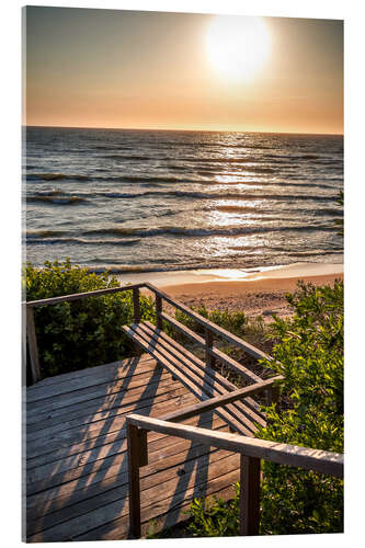 Acrylic print Day at the sea, Lithuania