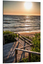 Aluminium print Day at the sea, Lithuania