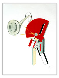Wandbild  Ansager - El Lissitzky