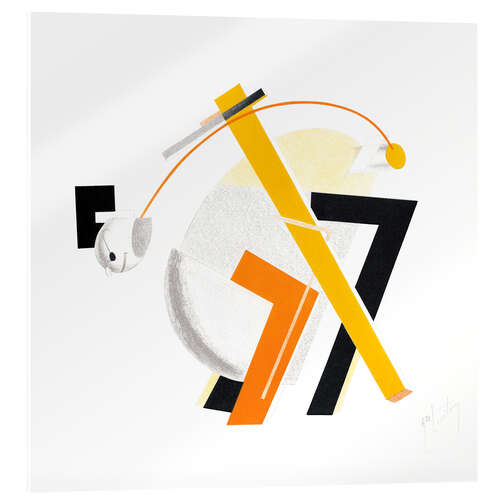 Acrylglasbild Alter Mann