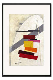 Gerahmter Kunstdruck Proun Komposition