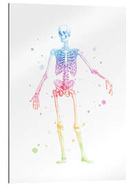 Gallery print Rainbow skeleton