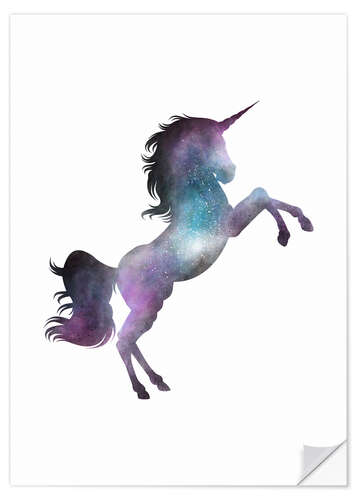 Sticker mural Licorne magique