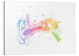 Magnettafel Regenbogen-Ohr