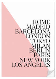 Sisustustarra Metropolises Pink