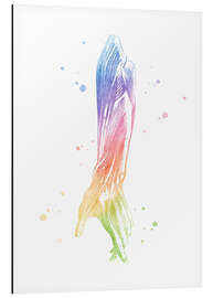 Magnettafel Regenbogen-Arm