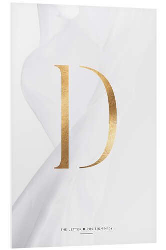 Cuadro de PVC GOLD LETTER COLLECTION D