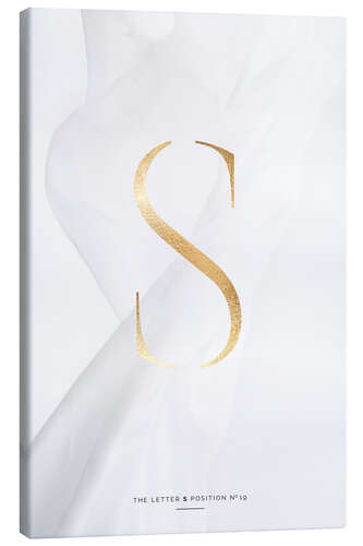 Canvas print GOLD LETTER COLLECTION S