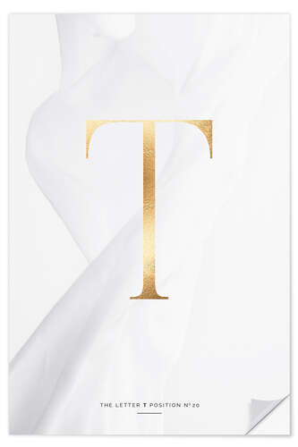 Wandsticker GOLD LETTER COLLECTION T