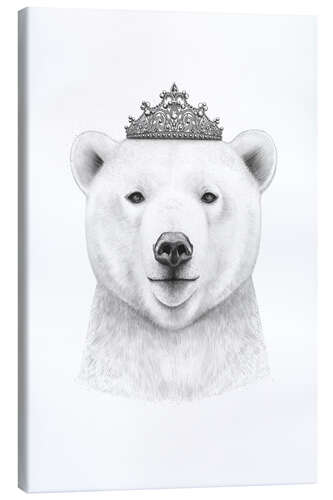 Leinwandbild Queen polar bear