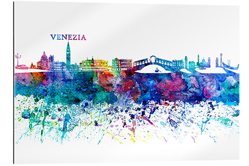 Galleriprint Skyline VENEZIA Colorful Silhouette