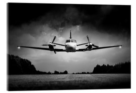 Obraz na szkle akrylowym Small airplane landing - Johan Swanepoel