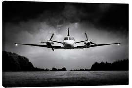 Lienzo Small airplane landing - Johan Swanepoel