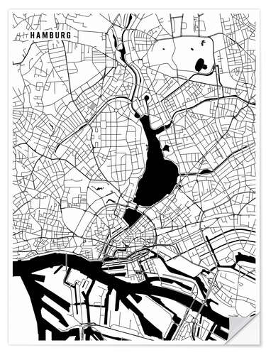 Sisustustarra Hamburg Germany Map