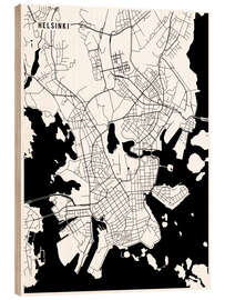 Trätavla Helsinki Finland Map