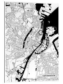 Galleriprint Copenhagen Denmark Map