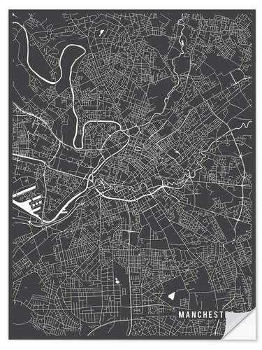 Sisustustarra Manchester England Map