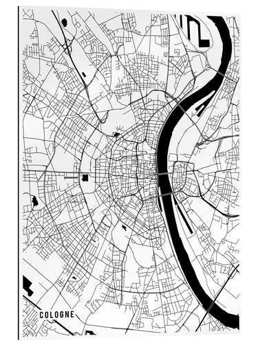 Galleriprint Cologne Germany Map