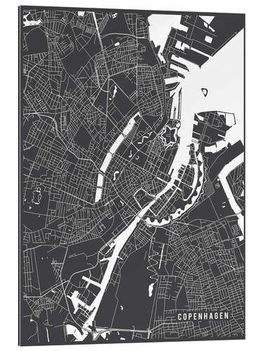 Galleritryck Copenhagen Map