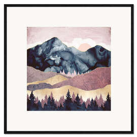 Ingelijste kunstdruk Mauve Vista 