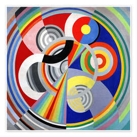 Veggbilde  Rhythm No.1 - Robert Delaunay