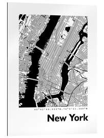 Gallery print City map of New York