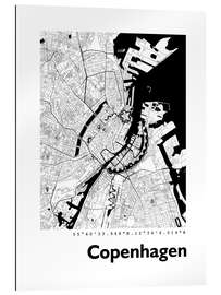 Gallery print City map of Copenhagen IV