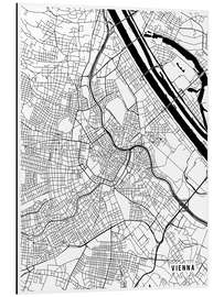 Magnettafel Wien Österreich Karte