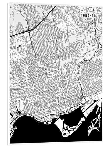 Gallery print Toronto Canada Map