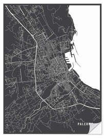 Sisustustarra Palermo Italy Map