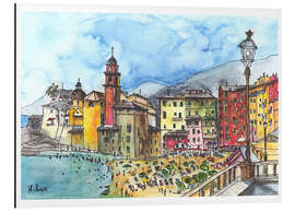 Aluminium print Camogli