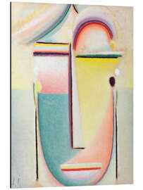 Magnettafel Abstrakter Kopf, durchdringendes Licht