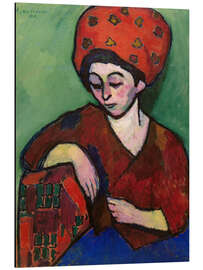 Magnettafel Helene mit farbigem Turban