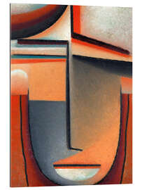 Gallery print Abstract head, tragedy