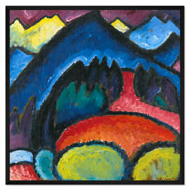 Gerahmter Kunstdruck Oberstdorf