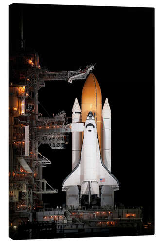 Canvas print Space shuttle Atlantis