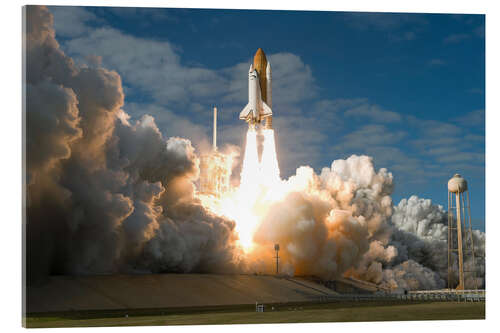 Quadro em acrílico Space shuttle Atlantis lifts off