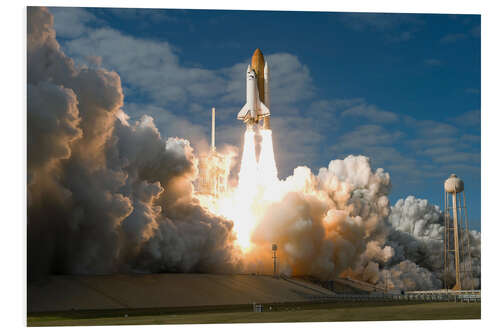 Foam board print Space shuttle Atlantis lifts off