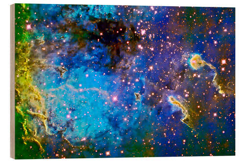 Quadro de madeira The Tadpole Nebula