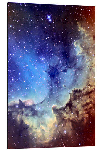 Tableau en plexi-alu NGC 7380, nébuleuse du Sorcier