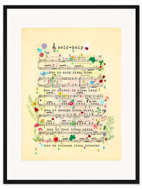 Gerahmter Kunstdruck Self Help