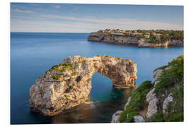 Foam board print Es Pontàs, rock gate in Mallorca