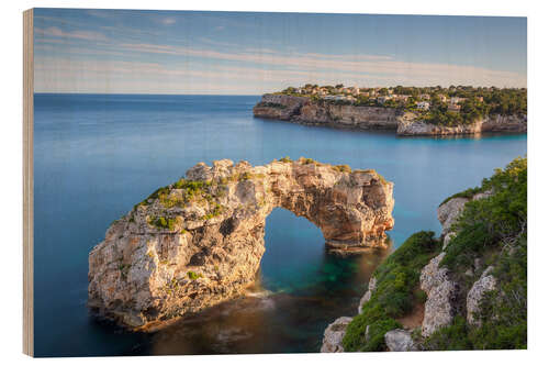 Obraz na drewnie Es Pontàs, rock gate in Mallorca