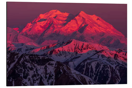 Aluminiumsbilde Denali at sunrise