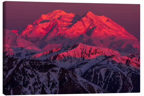 Canvas print Denali at sunrise