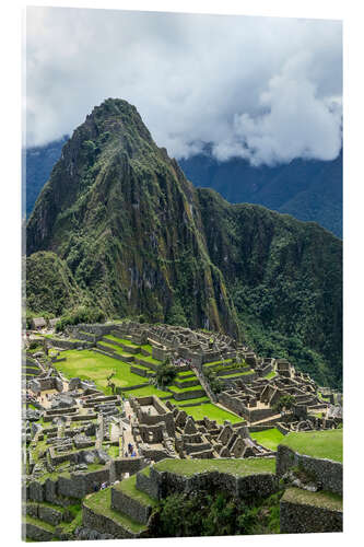 Tableau en verre acrylique Machu Picchu